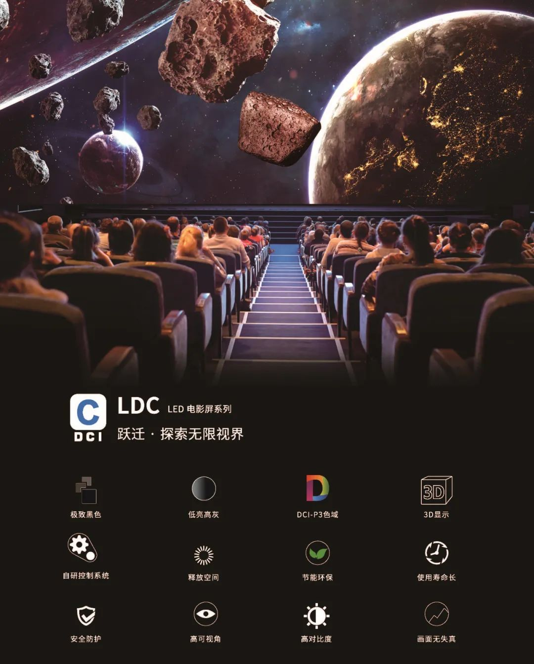 “自研+合作”全面开花，xcsport体育成业内LED电影屏通过DCI认证最多企业