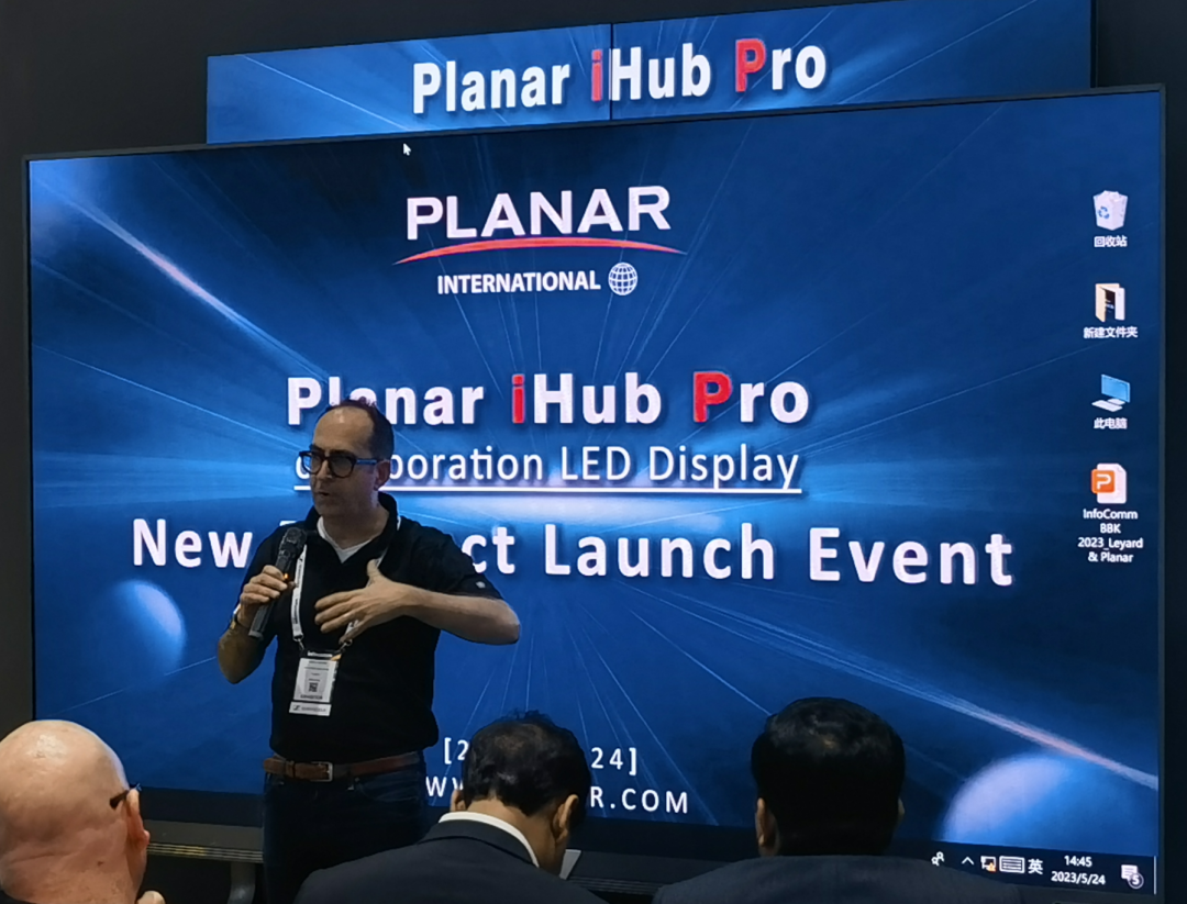 InfoComm Asia | xcsport体育Planar全球首发第四代Micro LED智能一体机