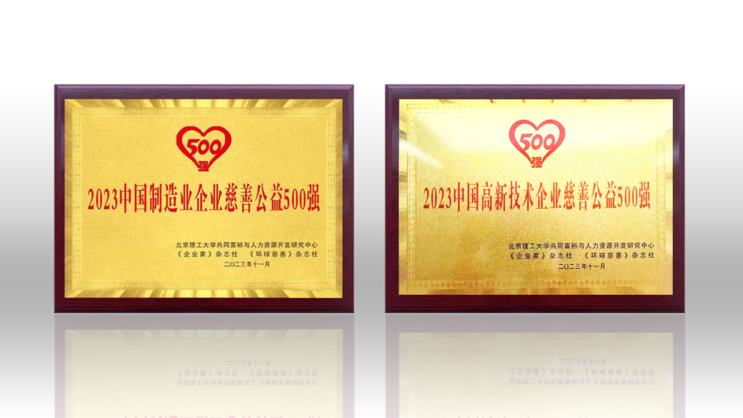 2023中国企业慈善公益500强发布 xcsport体育荣登两项榜单